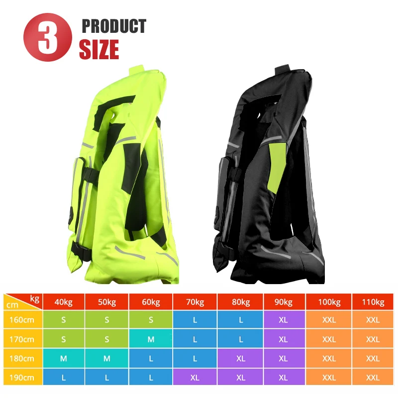 Спасательный жилет для мотоцикла UCHOOSE светоотражающая защитная подушка