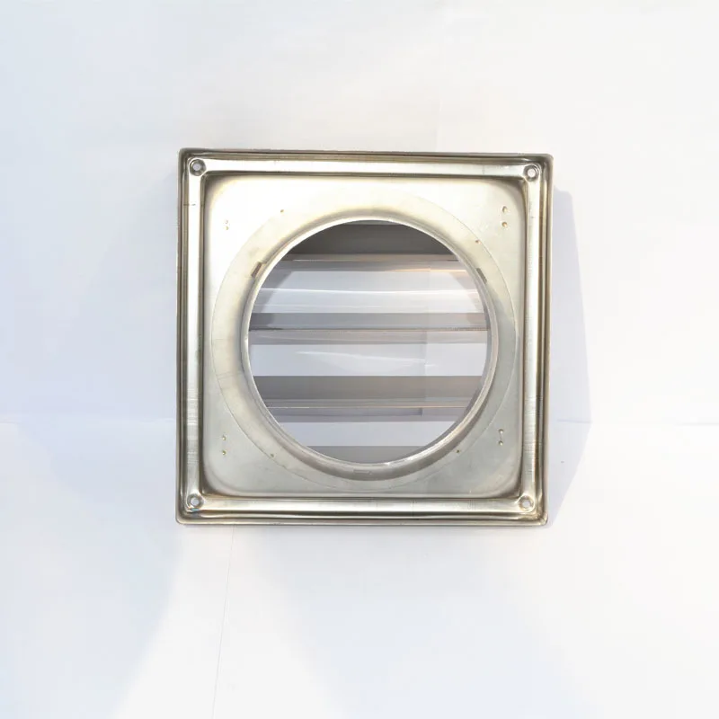 Квадратные жалюзи вентиляционные отверстия настенные из нержавеющей стали