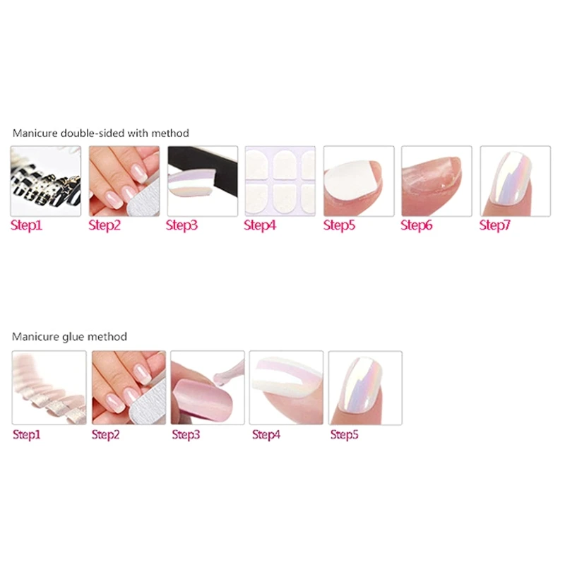 2022 New Almond French Bear Nail Tip Press On Nails Full Cover Tips Coffin False Candy Fake Ballerina | Красота и здоровье