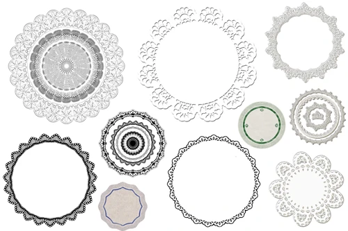 10 шт./упак. дневник винтажная круглая Вельветовая бумажная наклейка для