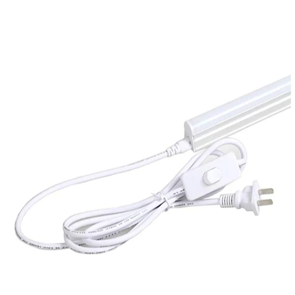 3 контакта США ЕС переключатель кабель провода Соединительный для T5 светодиодный