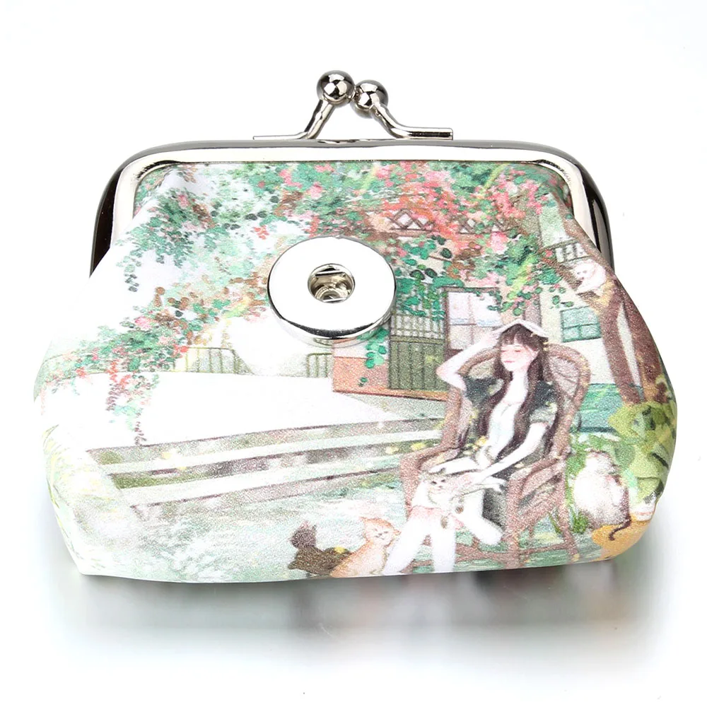 10 шт./Лот новые кошельки из искусственной кожи с застежкой 18 мм | Украшения и