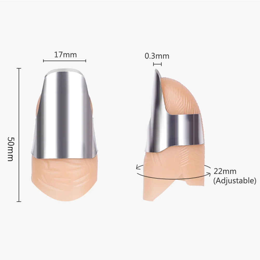 Нержавеющая сталь овощей с накатанной головкой резак указательный палец крышка