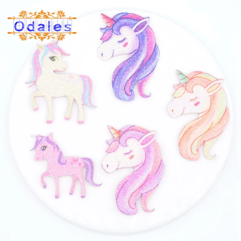 Блестящие тканевые аппликации 20 шт./лот 4*6 5 см красочные мягкие нашивки с