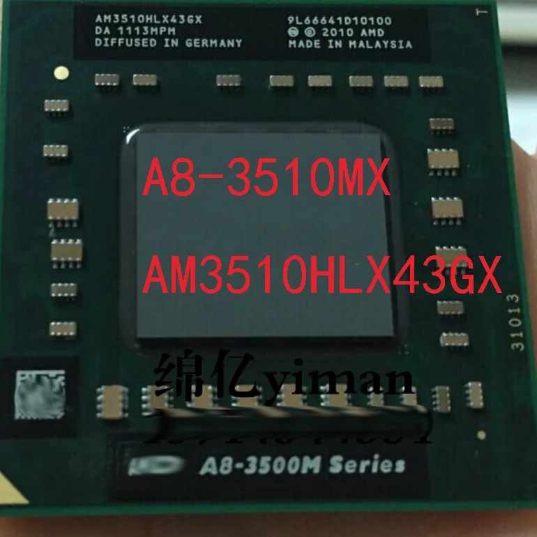 

A8 3510MX A8-3510MX AM3510HLX43GX Процессор 1,8 ГГц 45 Вт A8-3500M серии новый оригинальный официальный версии PGA