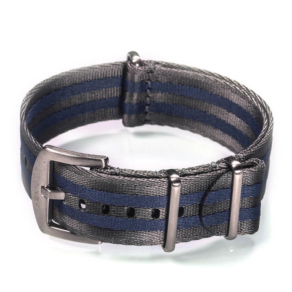 Ремешок для часов Nato нейлон серый один предмет Сменный ремень безопасности