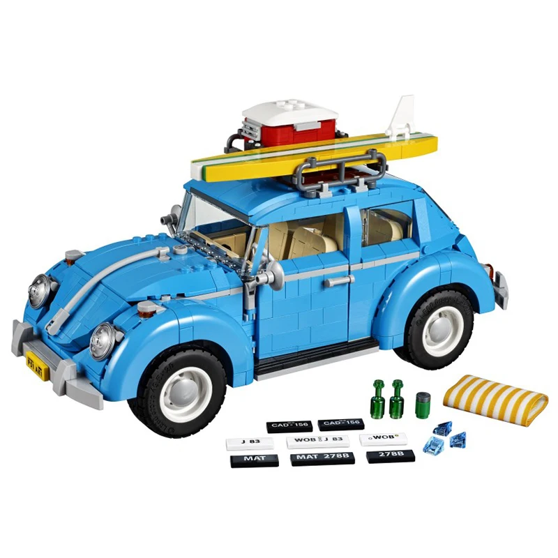 Строительные блоки кирпичи Volkswagen T1 Camper Beetle Cooper игрушки Совместимые с подарками для детей