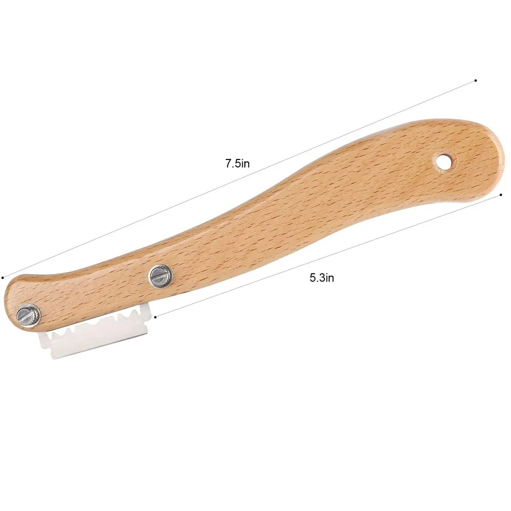 Хлеб хлебопечки Хромая деревянной ручкой Хлеборезка бомбардиром лезвие миксер