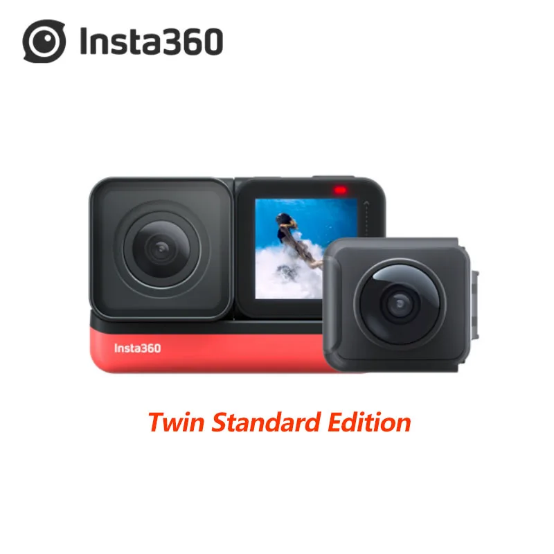 Спортивная Экшн-камера Insta360 ONE R Twin Edition Водонепроницаемая видеокамера с широким