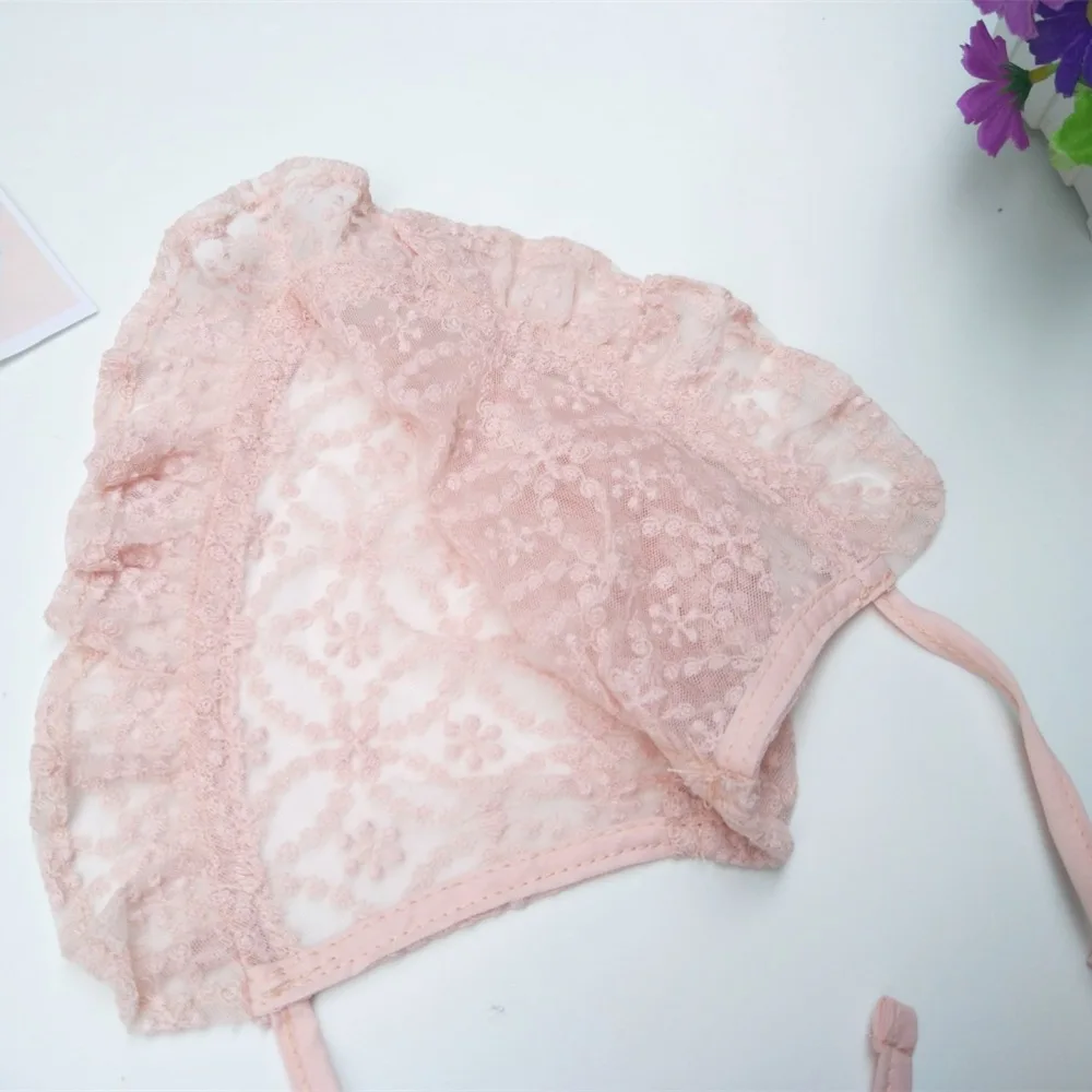 

Summer lace four-leaf clover embroidery sun hat toddler newborn baby princess spring soft hat photography props baby supplies