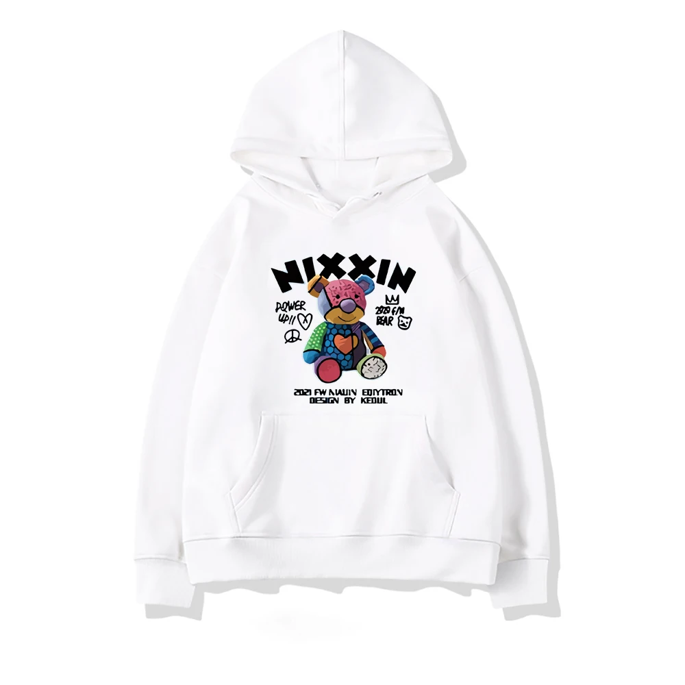 

Nixxin 2020 Print Woman HoodiesFashion Oversize Hip Hop Clothes Fleece Crewneck Hoodie Autumn New Soft Female Sweatshirt