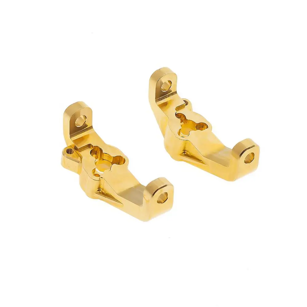 

RCtown 2PCS Front C Hub Caster Mounts for 1/10 Redcat GEN8 Scout II RC Crawler brass Accessories