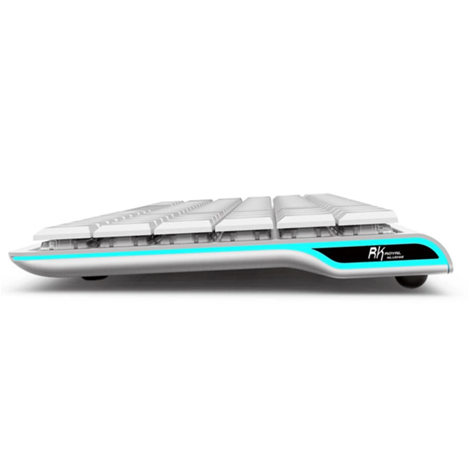 RK 96 клавиш bluetooth и USB Проводная клавиатура двойной режим низкопрофильный коричневый переключатель Механическая игровая клавиатура для Android/ios