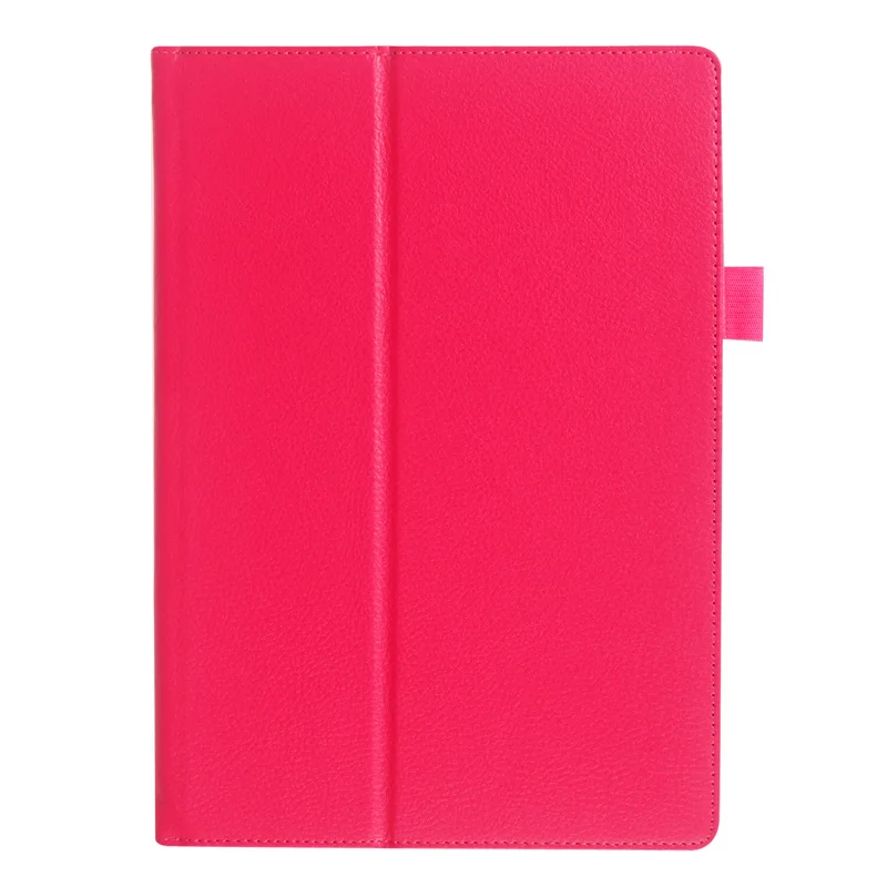 Rose red Кожаный защитный чехол-книжка для lenovo Tab 2 A10-70F/L A10-30 X30F/M Tab 3X70 X70F X70M Tab 10 TB-X103F X103F - Цвет: Rose red