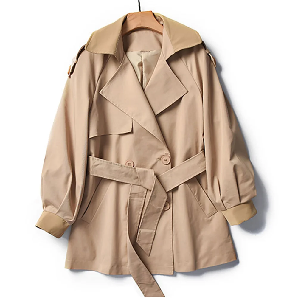 Женский Повседневный тренчкот с длинным рукавом весна-осень 2019 |
