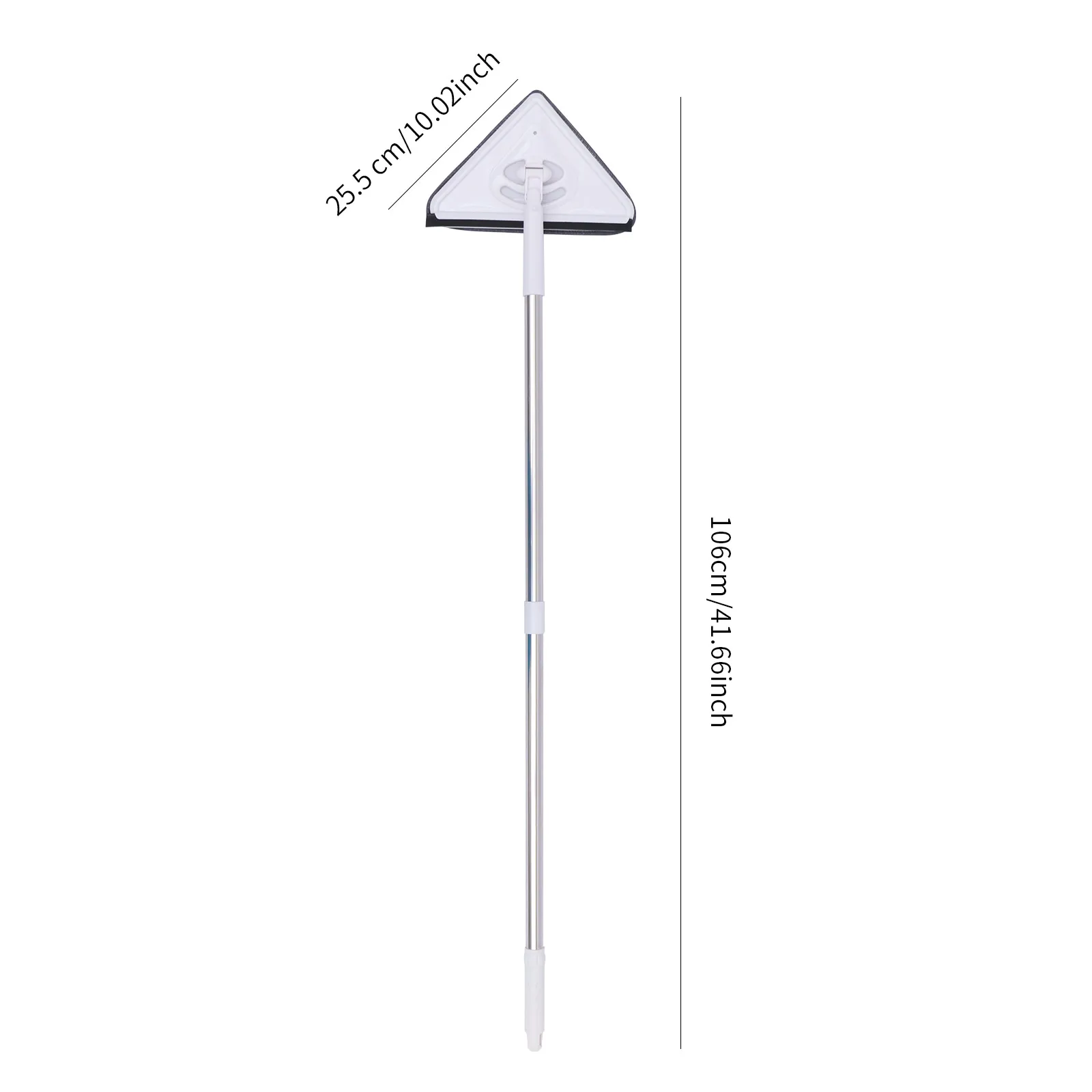 

360 Rotating Triangle Retractable Cleaning Mop Household Cleaning Lazy Magic Mop Microfiber Flat Mop Glass Bathroom Cleaner