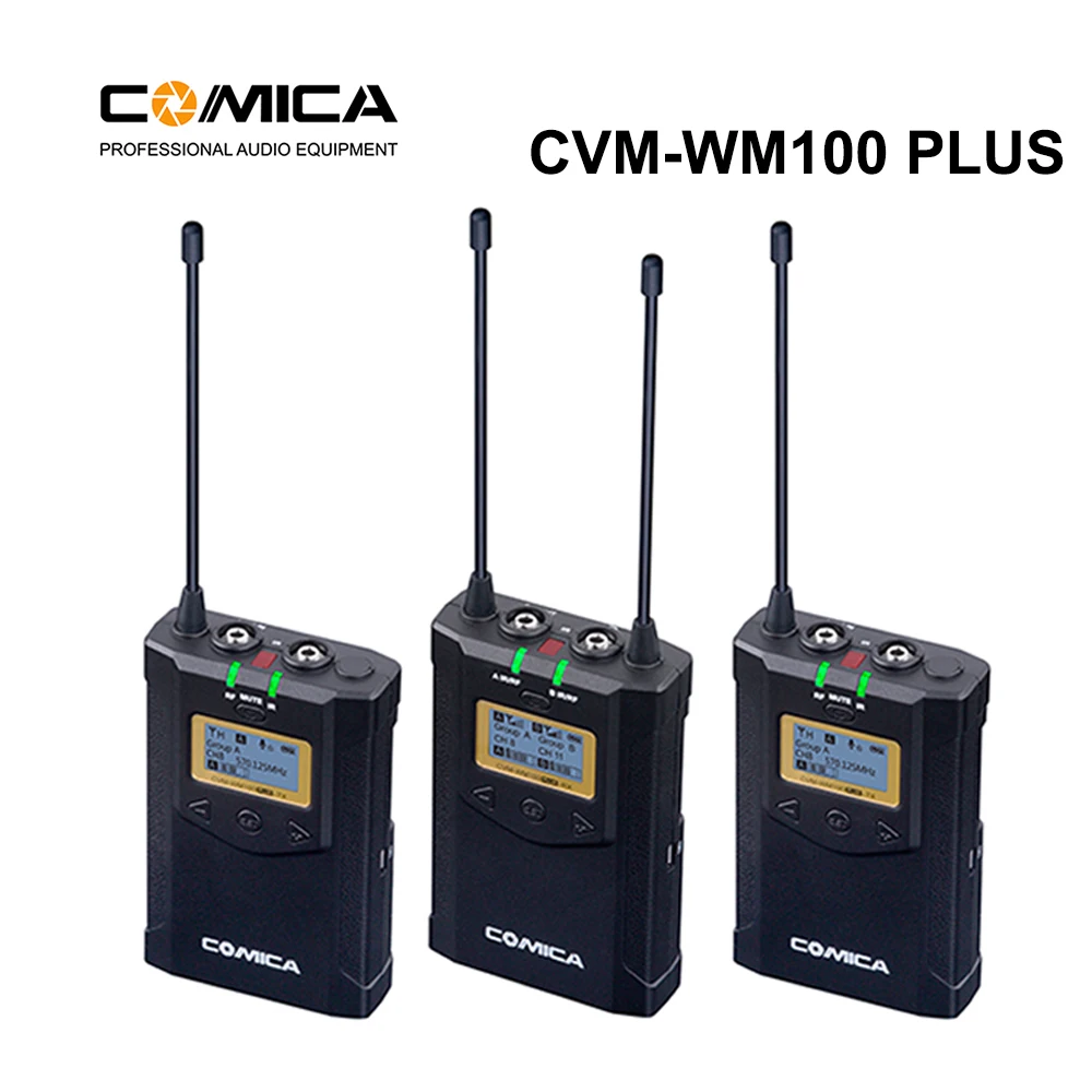 COMICA CVM-WM100 PLUS UHF 48-канальный моно стерео мониторинг в реальном времени