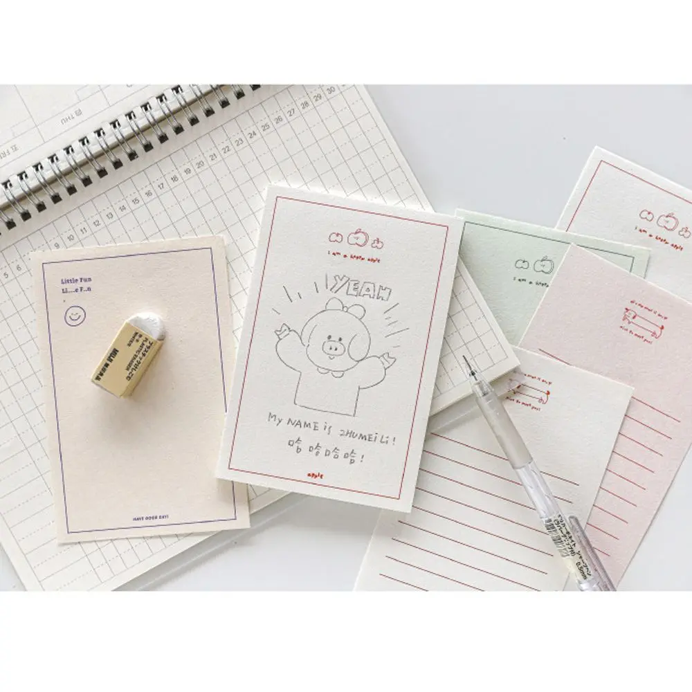 Милые офисные принадлежности блокноты для записей с надписями и планами
