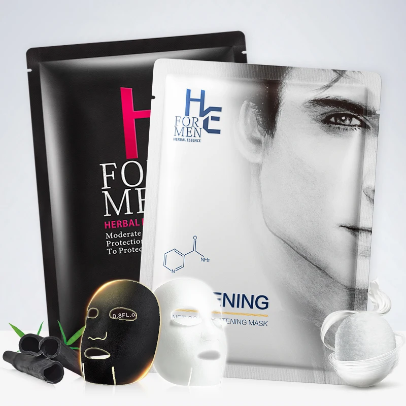 Hearn мужская маска для угрей контроля жирности акне красоты отбеливания кожи