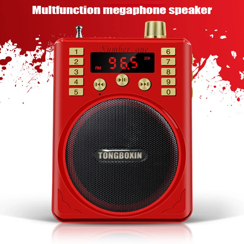 Переносной динамик K82 3 5 дюйма TF USB FM-радио поддержка наушников микрофон для