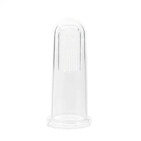 Силиконовая зубная щетка для чистки зубов - изображение