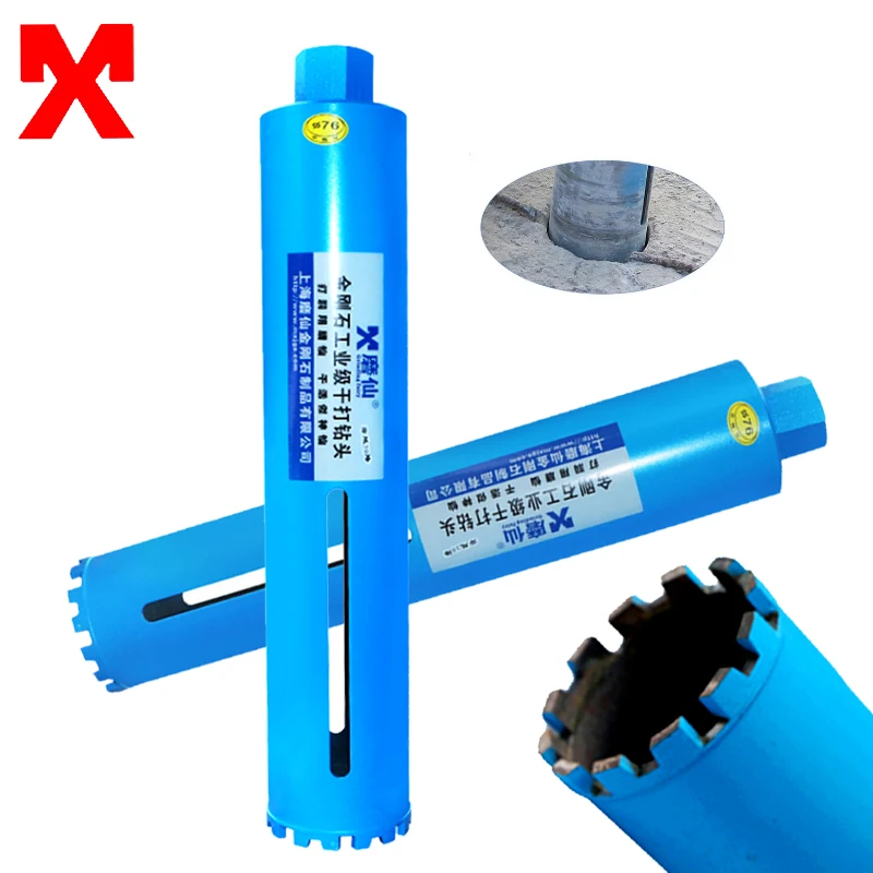 

Diamond Drill Bit 400mm Long Crown Tooth Reaming Drill for Concrete Wall Brick Ceramic Drilling M22 Interface Hole Saw drill bit