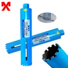 Алмазное сверло 400 мм, длинное корончатое зубчатое сверло для бетона, стен, кирпича, керамического сверления, интерфейс M22, сверло для отверстий