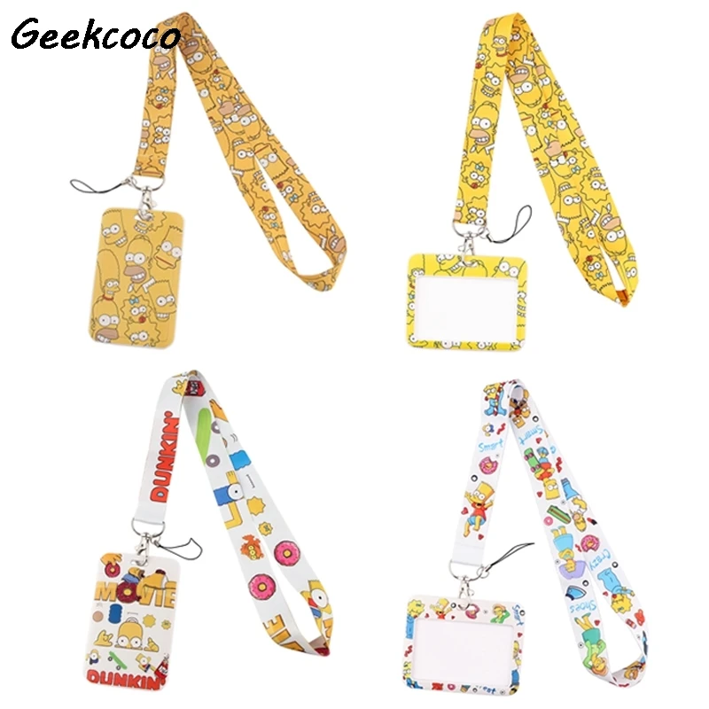 

J2719 Cartoon Lanyard Keychain Neck Strap for Keys ID Card Mobile Phone Lanyard
