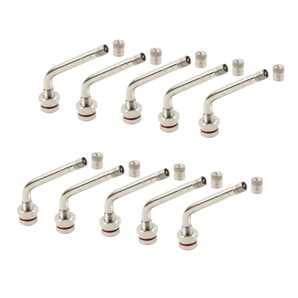 10 шт. медные комплекты стержней клапанов для шин грузовиков новых алюминиевых