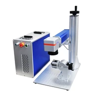 high quality fiber engraver 20w 30w 50w plastic laser marking machine with conveyor