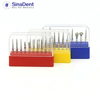 10pcs dental high speed diamond burs kits teeth polishing burs dentistry material durable dentist tools