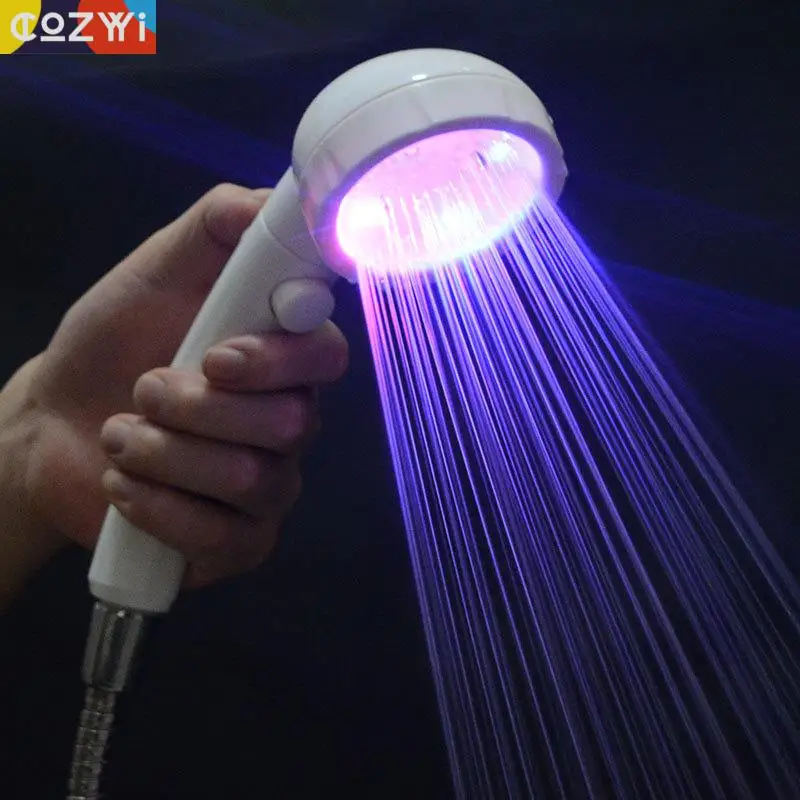 Светодиодный душ для ванной без батареи автоматический переключение цвета 3