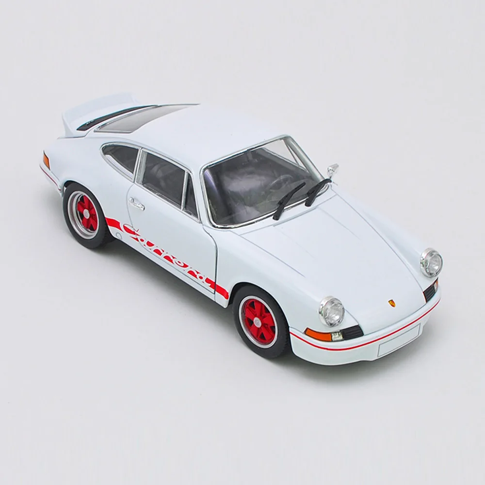 Модель автомобиля Welly 1/24 1:24 1973 Porsche 911 Carrera RS Спортивная литая модель игрушка на