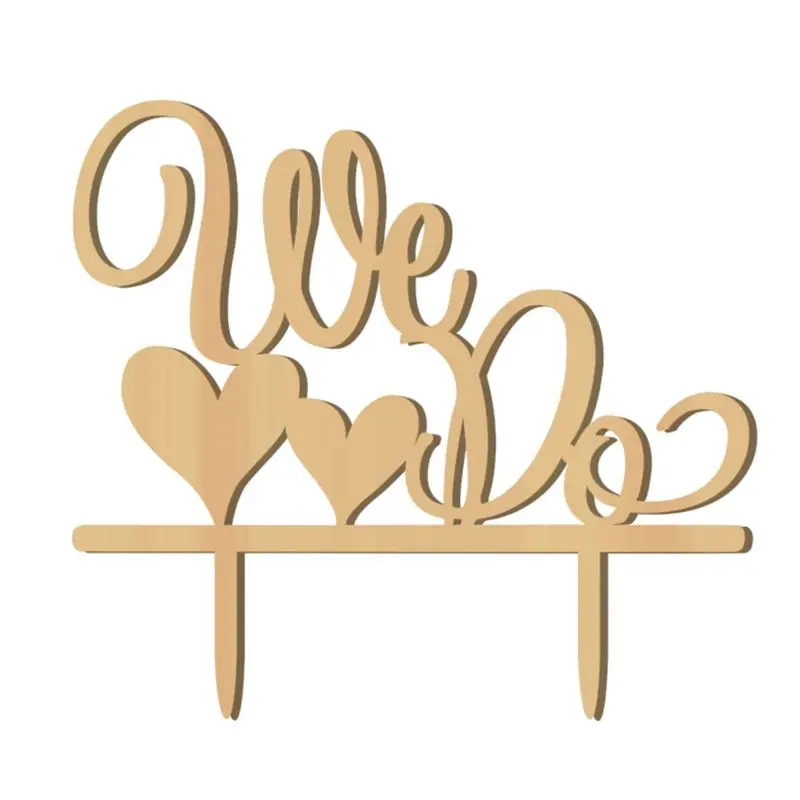 2 шт мы делаем свадебные кольца коробки торт кекс топперы деревенский деревянный