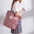 Женские зимние вельветовые сумки через плечо, мягкие теплые многоразовые сумки-тоут, легкие складные повседневные сумки для продуктов