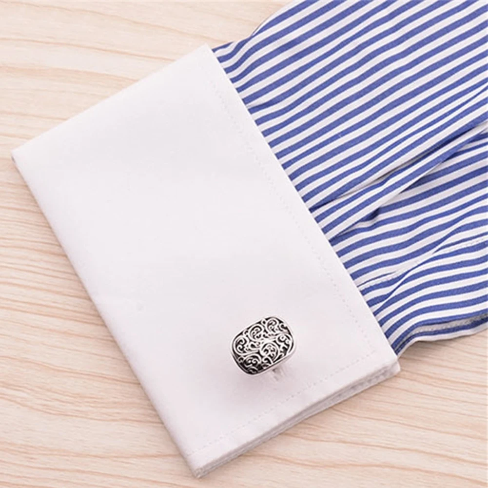 2 шт. мужские запонки аксессуары для одежды подарок украшение ретро узор рубашки