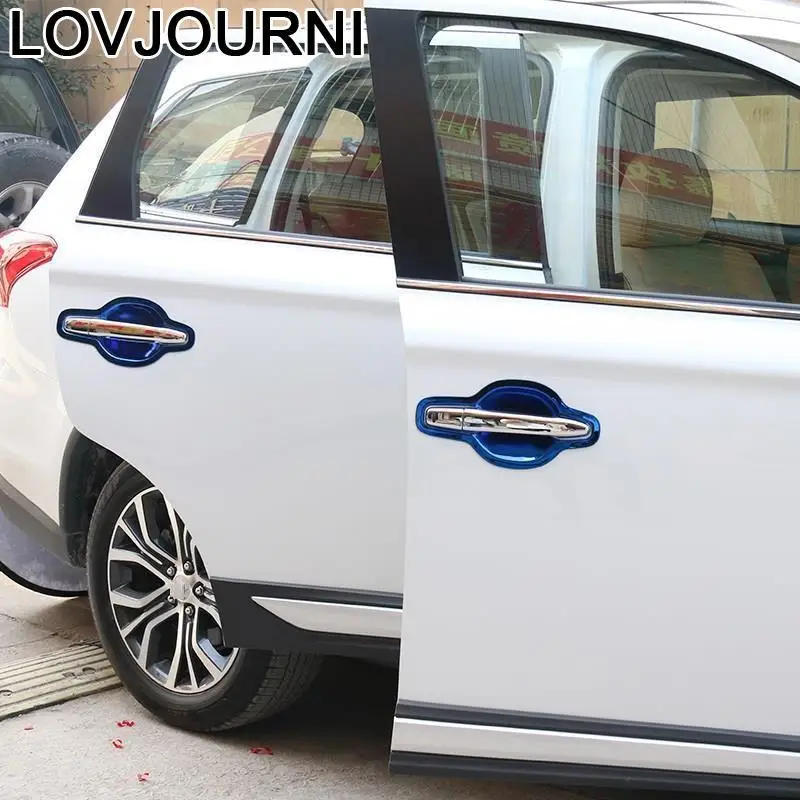 Автомобильное окно ножная педаль дверная ручка внешняя Авто декоративная защита