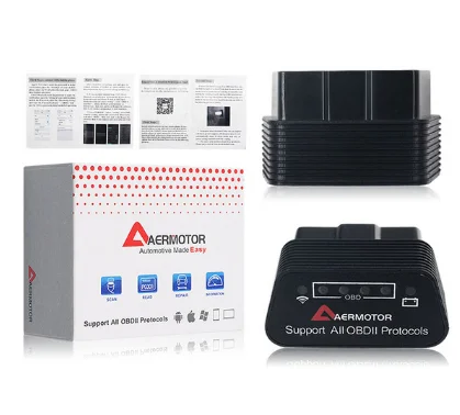 AER ELM327 WIFI Супер Мини Bluetooth ELM327 V1.5 PIC18F25K80 чип OBD2 Disgnostic инструмент ELM 327 1,5 поддержка J1850 протоколы код ридер - Цвет: AER ELM327 WIFI