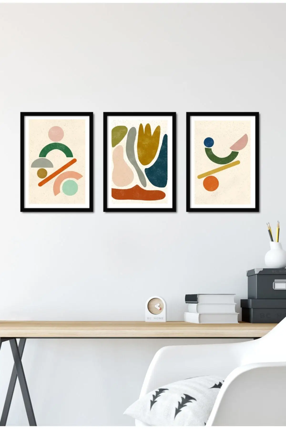 

3 piece Framed Poster Table Set