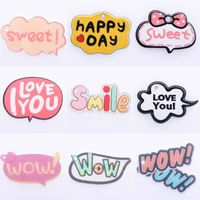 free shipping 1 pieces cartoon love croc shoe charms shoes decorations sweet girlfriends gift bracelet accessories resin hello