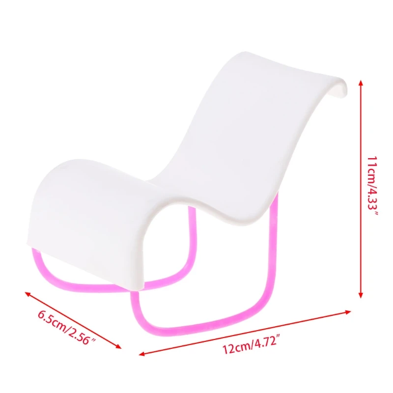 

Rocking Beach Chair Furniture Lounge Doll Accessories Girl Toy Doll house Beach Chair Toy