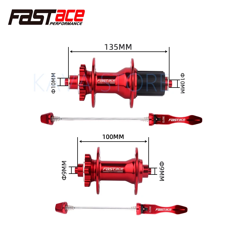 Велосипедная втулка для горного велосипеда Fastace DA201 герметичный подшипник 24/28/32