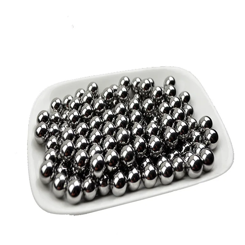 3 мм, 4 мм, 5 мм, 6 мм, 7 мм, 8 мм, 100 шт./партия, стальной шар, Охотничья Рогатка, шарик из нержавеющей стали, открытый мяч, игрушки высокого качества