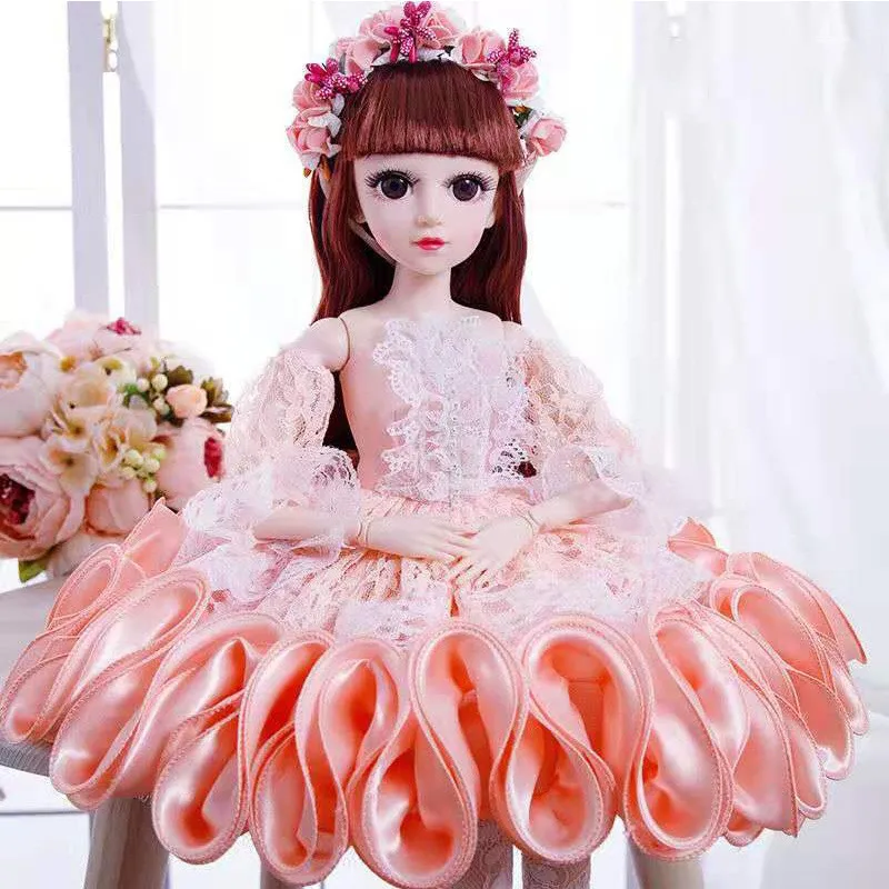 60 см BJD кукла с принцессой одежда аксессуары подвижные Соединенные 1/3 куклы свадебное платье Игрушки для девочек подарок