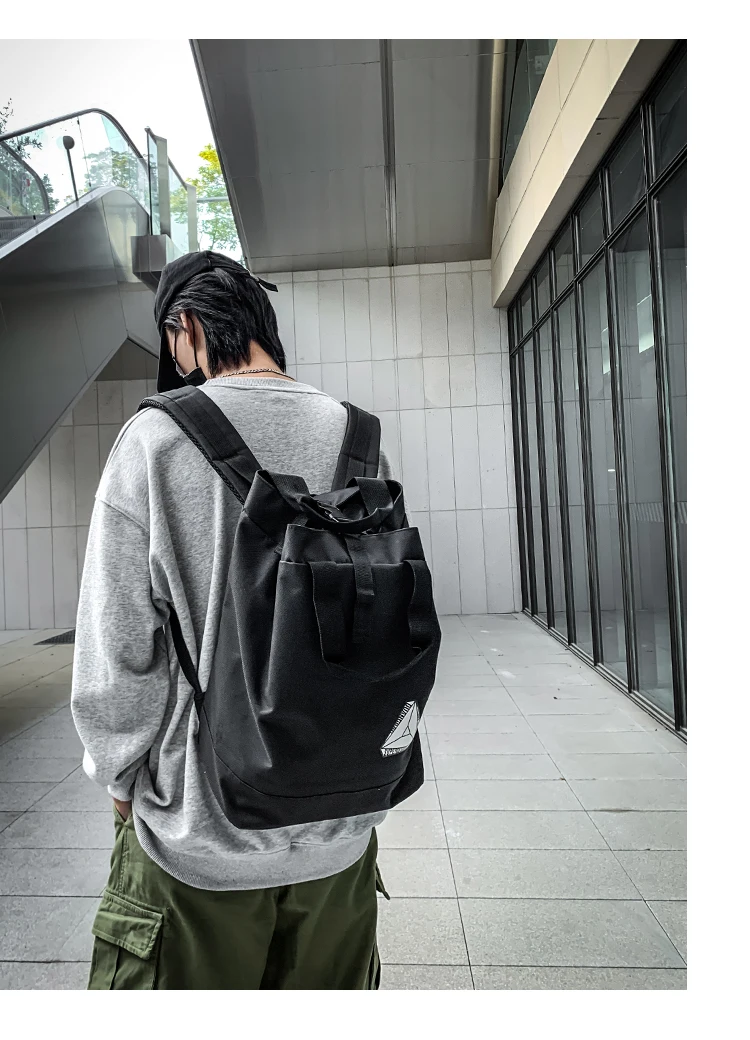 

BB039 Simple dual-purpose backpack men's handbag campus leisure travel backpack