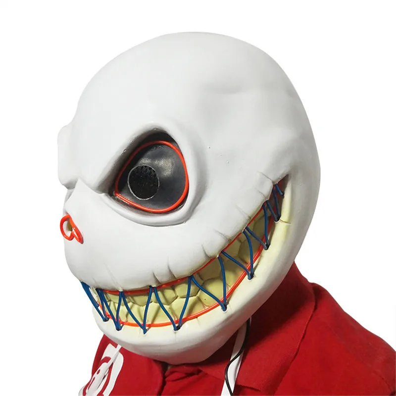 Кошмар перед Рождеством косплей маски Джек Скеллингтон ребенок взрослый череп