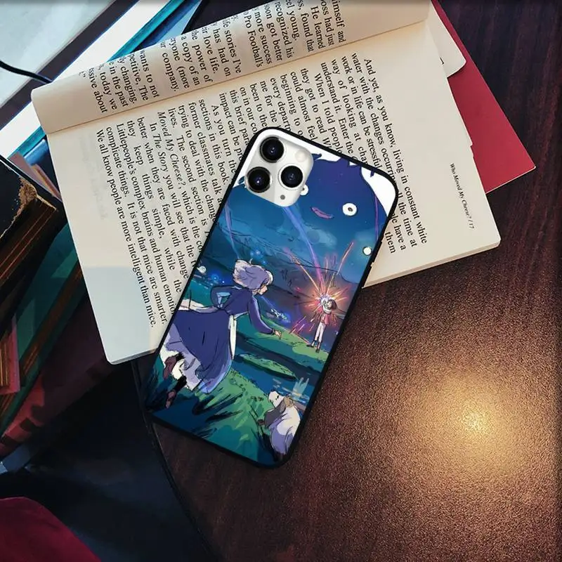 

Howl's Moving Castle Phone Case for iPhone 11 12 pro XS MAX 8 7 6 6S Plus X 5S SE 2020 XR Soft silicone cover funda shell coque