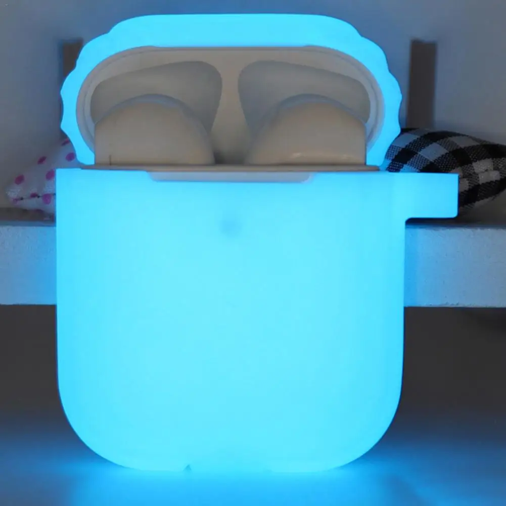 Новый высококачественный светящийся анти-капля ящик для хранения Airpods 1 2