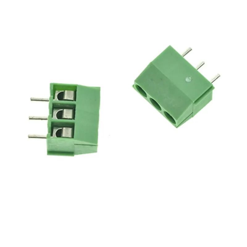 20 шт. Штекерный разъем для винтовых клемм 3 5 мм 2 Pin 4 прямые ножки KF350 медные