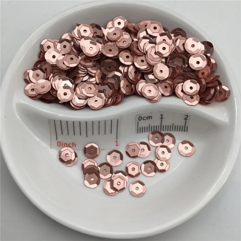 6mm Cup Round Dull Matt PVC Loose Sequin Paillette Sewing Craft For Wedding Decoration Garment Dress Shoe Caps DIY Wholesale | Дом и сад
